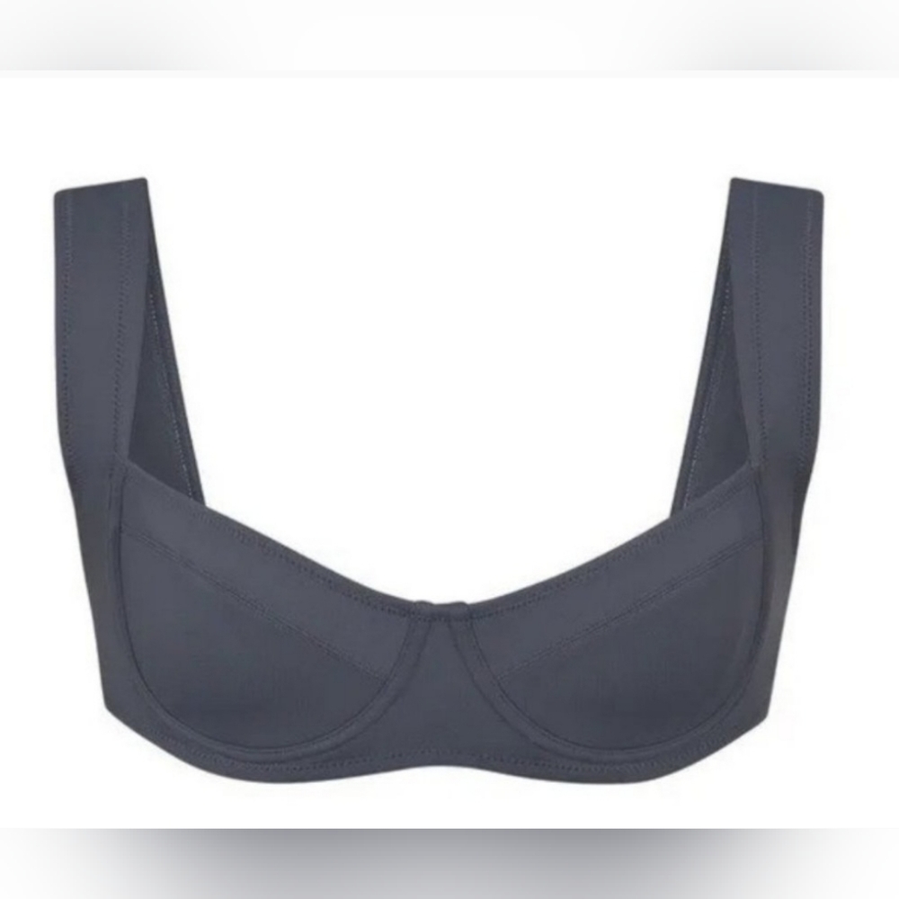 2pcs SKIMS SHAPING SWIM UNLINED UNDERWIRE & SWIM MID COVERAGE BOTTOMS/ XXS/NWT - Picture 6 of 15